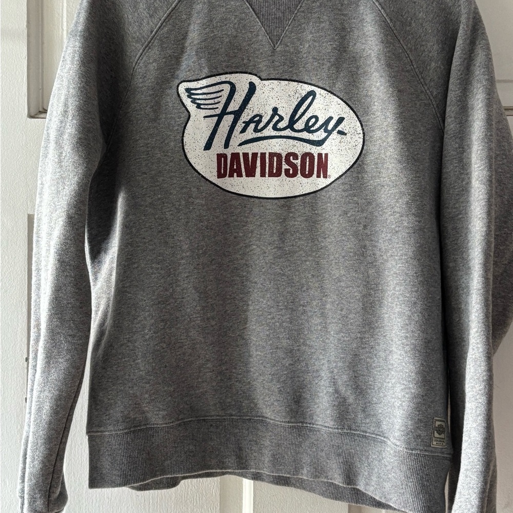 Harley-Davidson Gray Crewneck Sweater